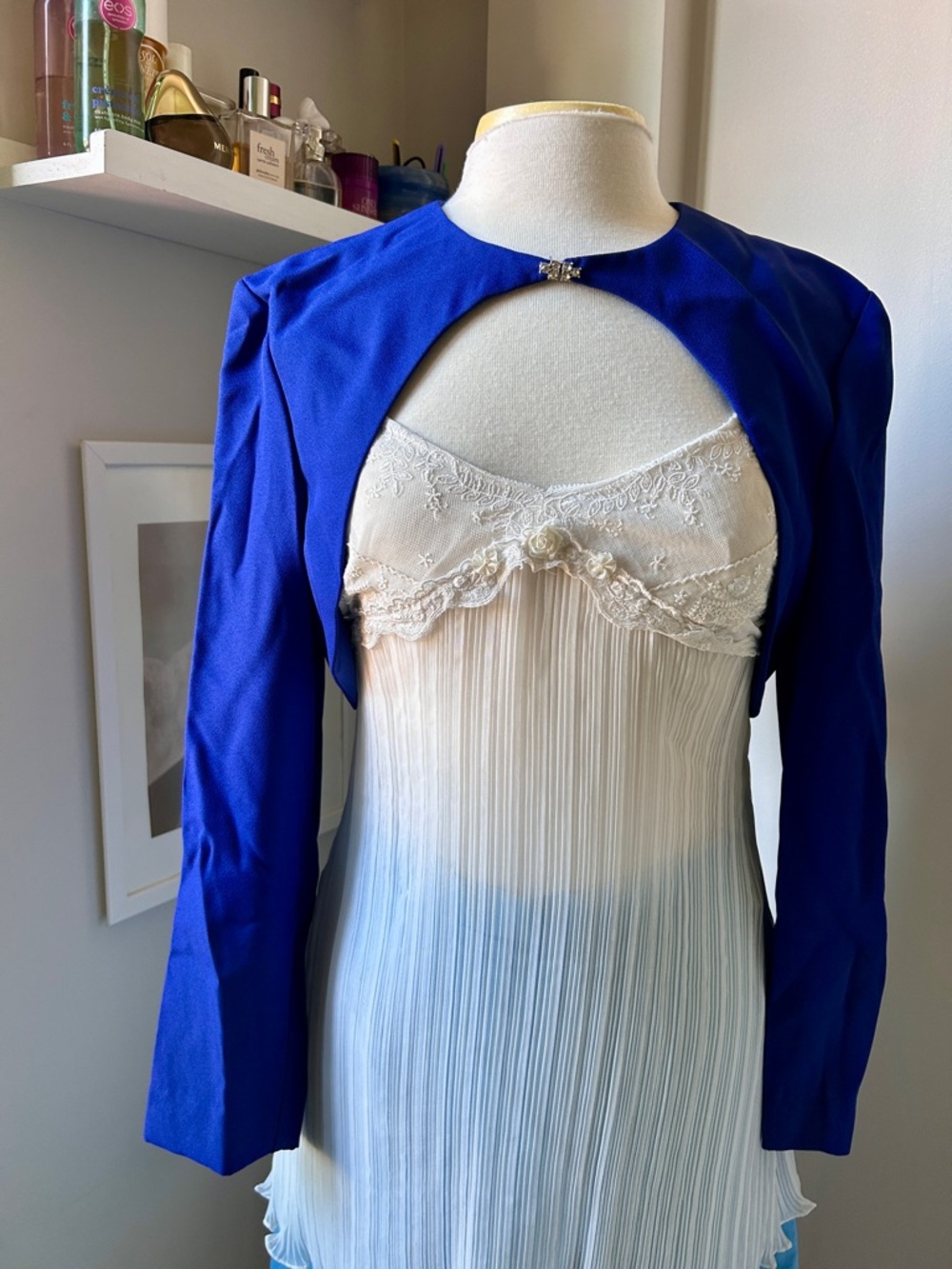 Vintage Royal Blue Bolero